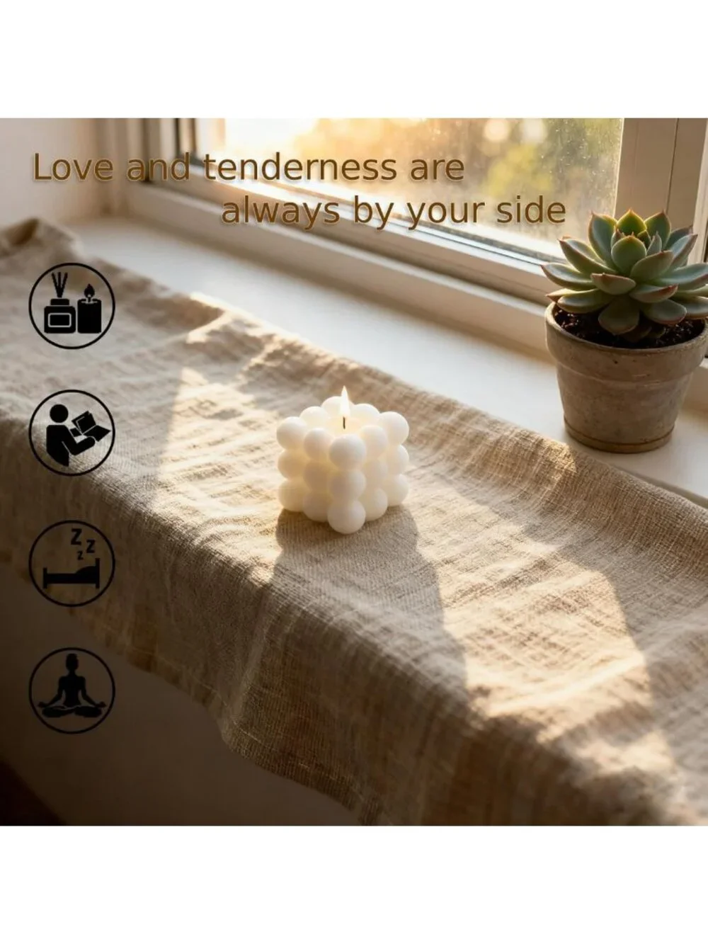 Long-Lasting Botanical Fragrance Candle & Reed Diffuser Gift Set for Home Décor
